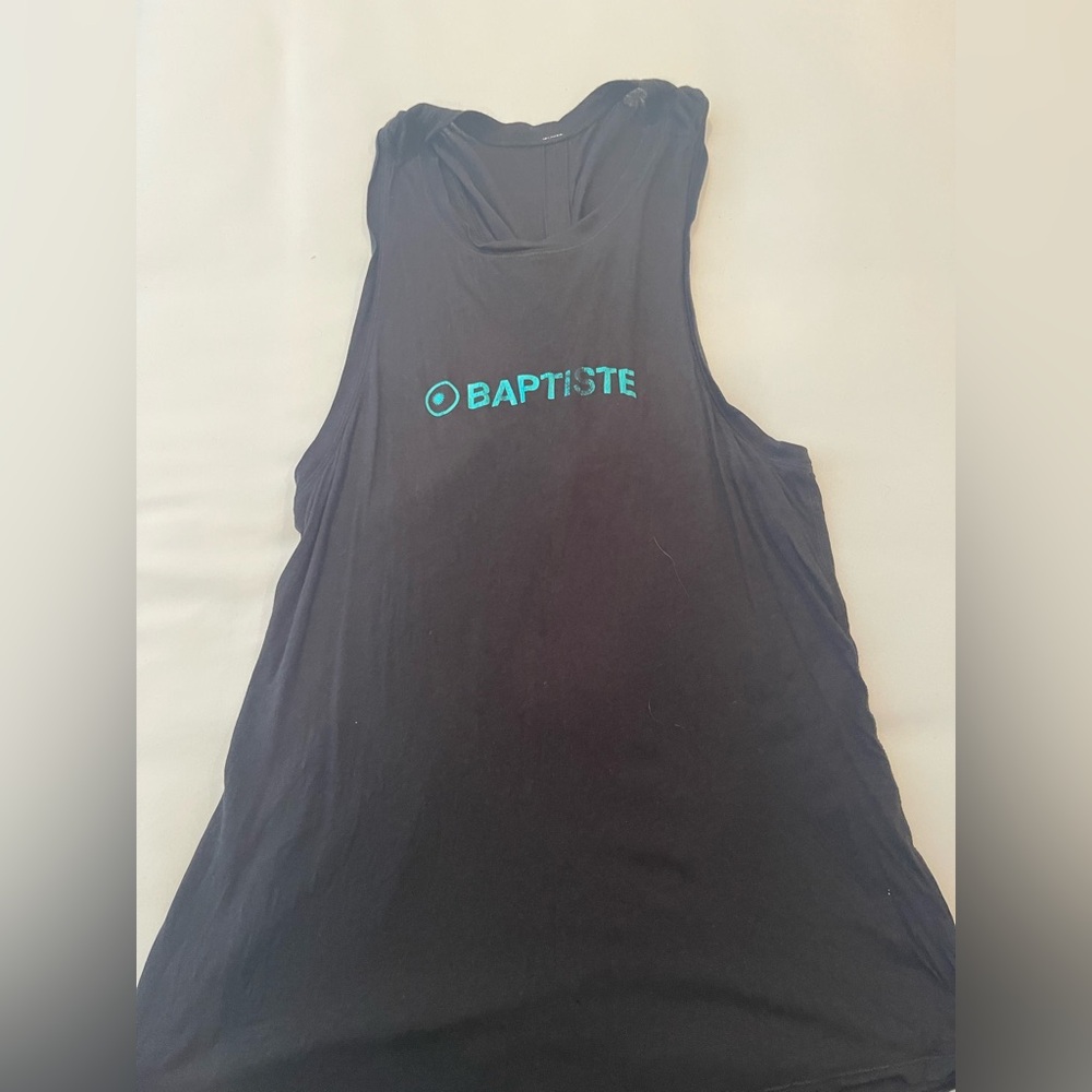 Lululemon Black Baptiste Yoga Bend And Twist Tank